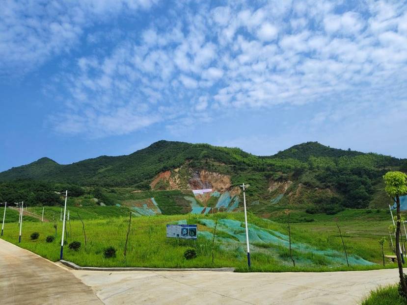 銅山、前山露天采坑復墾項目完成